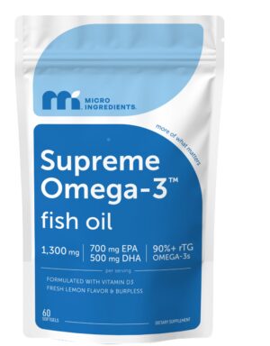 Frente del envase Micro Ingredients Omega-3