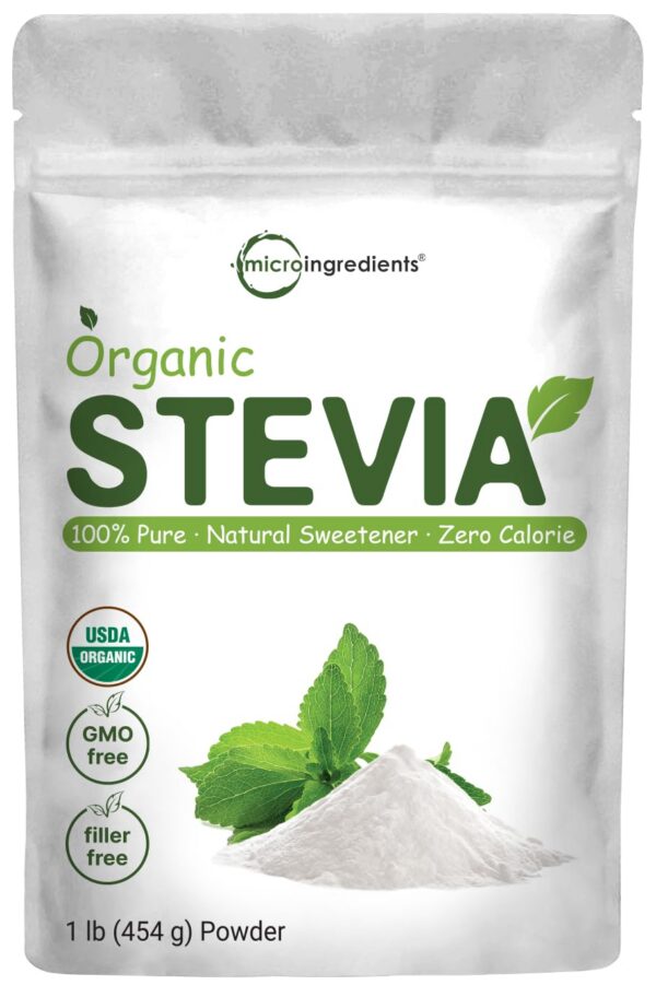 Micro Ingredients polvo de estevia orgánica pura