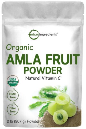 Micro Ingredients polvo organico amla 32oz suplemento natural