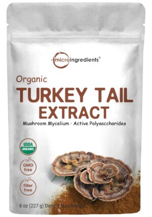 Micro Ingredients polvo orgánico hongo turkey tail extracto 8oz