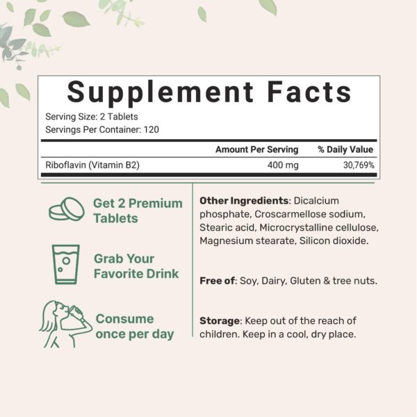 Etiqueta de Riboflavina B2 Micro Ingredients