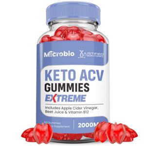 Microbio Keto ACV gomitas presentación 60 unidades veganas
