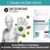 Microbiome Plus probióticos cápsulas y caja