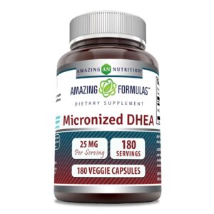 Micronized DHEA cápsula vegetal frasco frontal