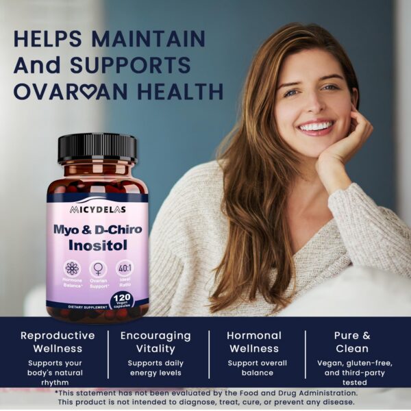 Cápsulas veganas de inositol