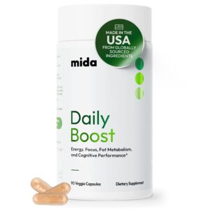 Frasco de Mida Health Daily Boost 3-en-1