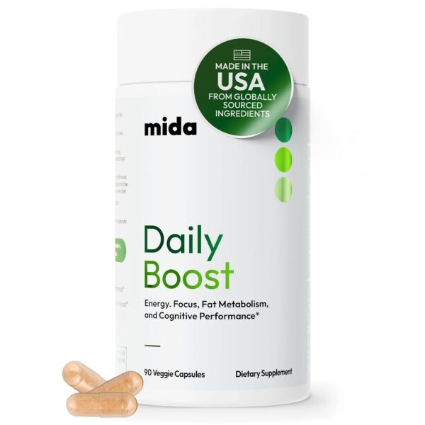 Version 1.0.0 Frasco de Mida Health Daily Boost 3-en-1