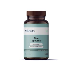 Frasco de Miduty Espirulina Azul con 120 tabletas