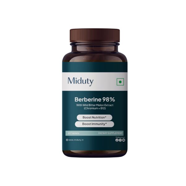 Frasco Miduty Palak Notes Berberina 98% frente