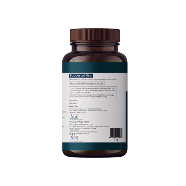 Etiqueta frontal Berberina HCL 98% Miduty Palak