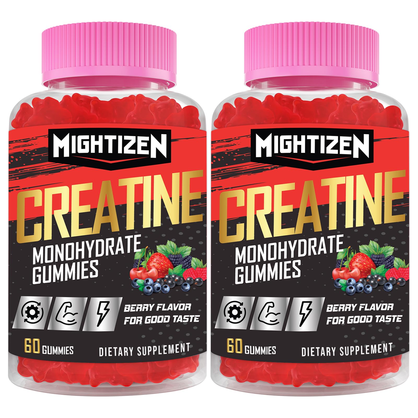 Mightizen Creatine Monohydrate with Taurine and Vitamin B12