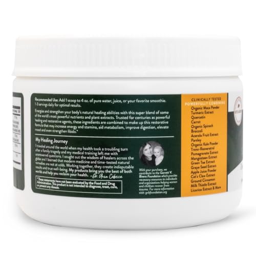 Frasco Mighty Maca Mango con etiqueta