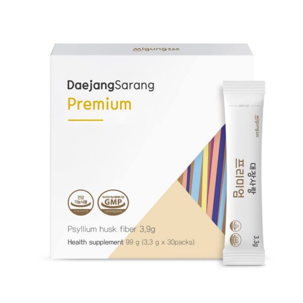 Version 1.0.0 Migung 365 Daejang Sarang Premium fibra psyllium 30 sticks