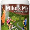 Frasco de Mike's Mix Recovery Drink y etiqueta