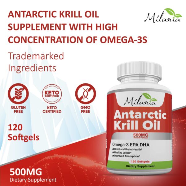 MILANIA cápsulas blandas krill oil