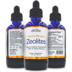 Frasco de Mimi's Miracle Zeolites en gotas 4 oz