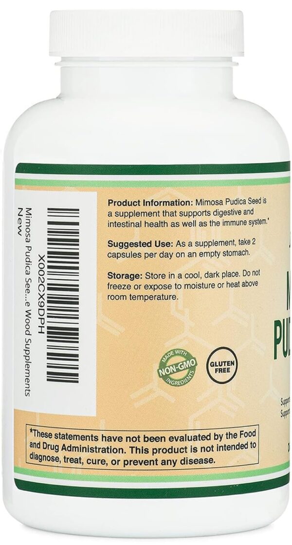 Version 1.0.0 Frasco de cápsulas Mimosa Pudica