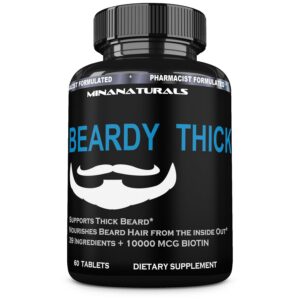 MINANATURALS BEARDY vitaminas para crecimiento de barba