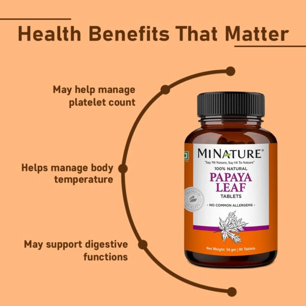 Etiqueta lateral del envase de papaya hoja