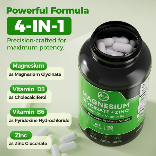 Etiqueta con zinc, D3 y B6