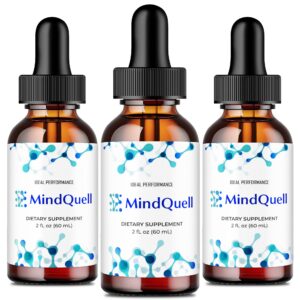 Mind Quell gotas suplemento mental líquido natural 3 pack