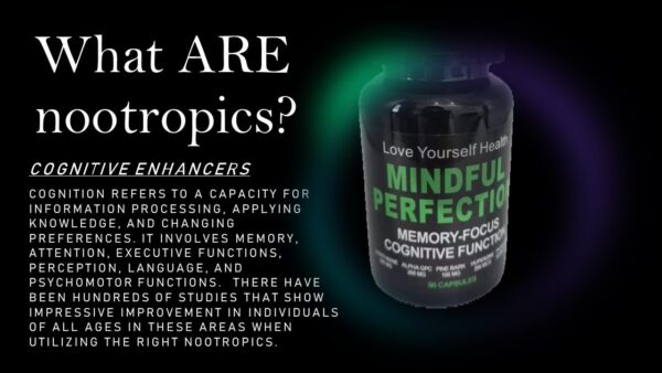 Mindful Perfection con fondo de estudio