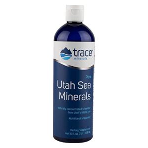 Minerales puros Trace Minerals agua de mar Utah 16 fl oz