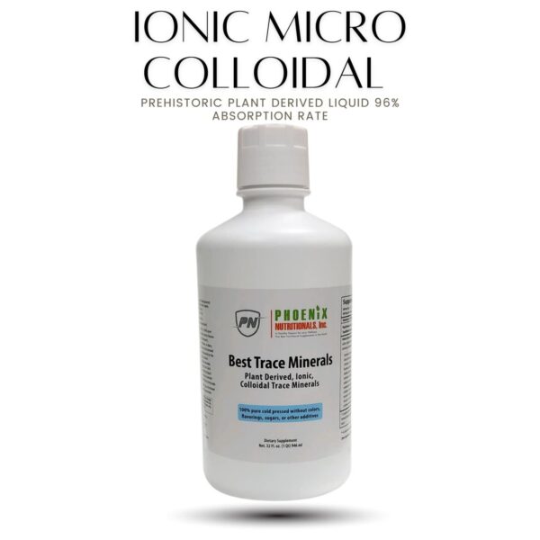 Minerales de trazas vegetales botella alta