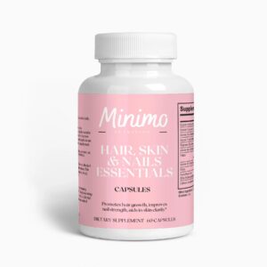 Version 1.0.0 Minimo Nutrition biotina 5000 mcg para cabello piel uñas 60 cápsulas