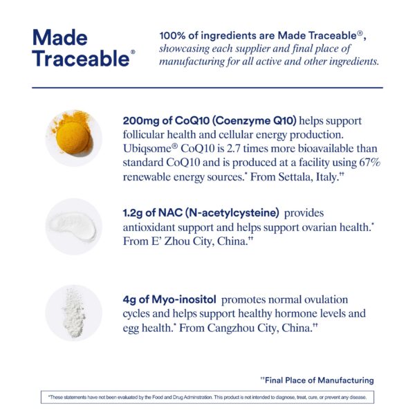 Mio-inositol Ritual suplemento para ovulación y hormonas