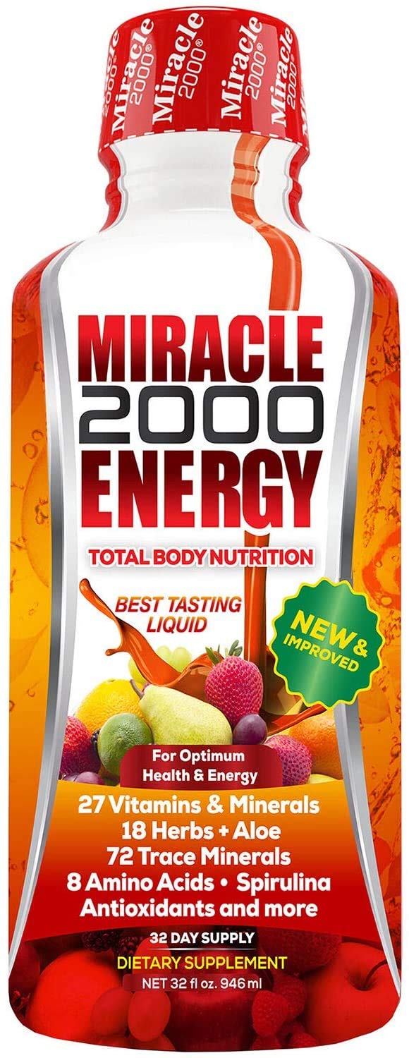 Version 1.0.0 Botella de Miracle 2000 multivitaminas y minerales líquidos