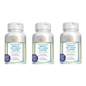 Miracle Oxy Colon Cleanse bote con cápsulas vegetarianas