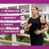 Etiqueta frontal suplemento multivitaminas femenino MiracleMulti