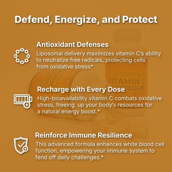 Cápsulas vegetales de vitamina C liposomal