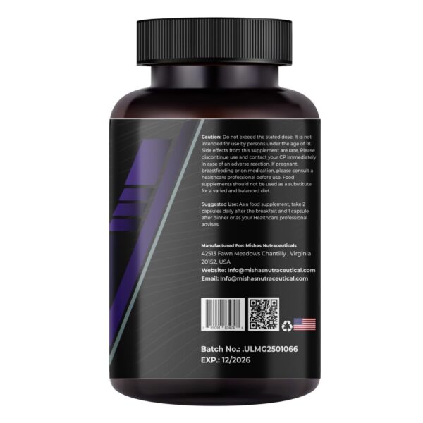 Frasco de magnesio Mishas vista lateral