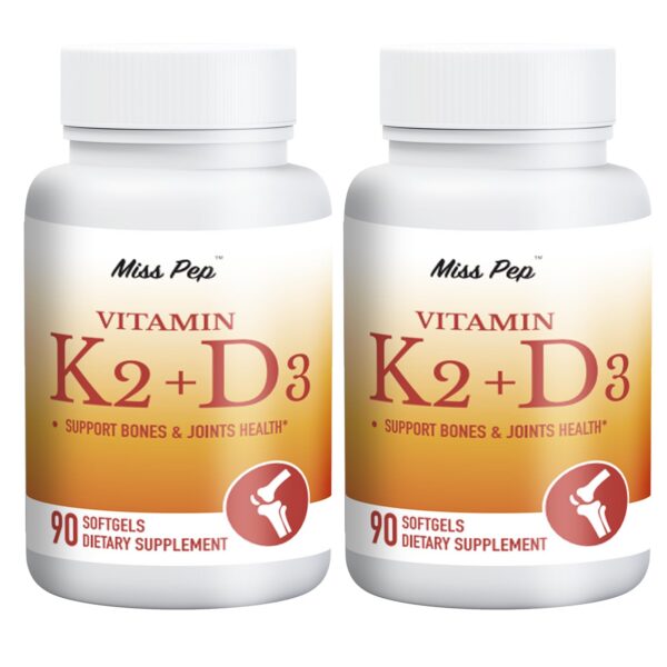 Miss PEP D3 K2 cápsulas blandas frente