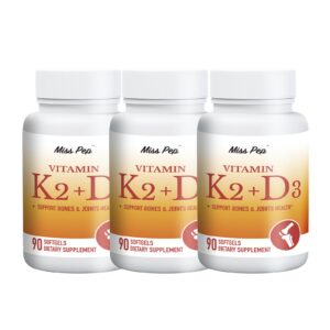 Frente de la botella MISS PEP D3 K2