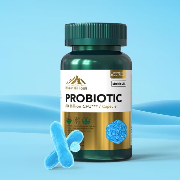 Mission Hill Foods probiótico frasco 60 cápsulas