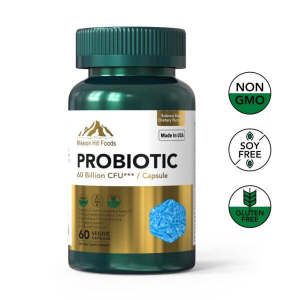 Mission Hill Foods suplemento probiótico alta potencia