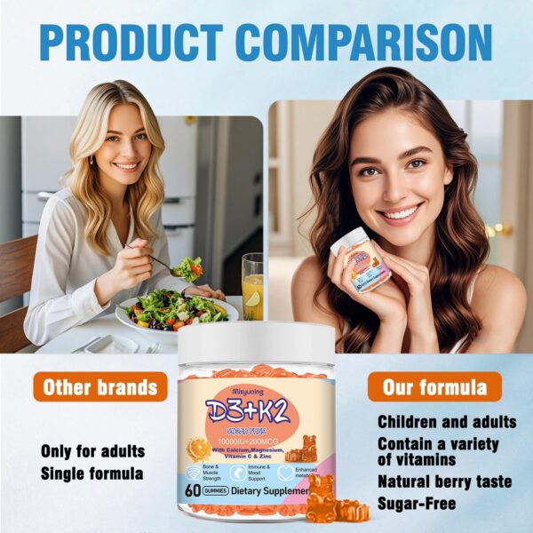 Version 1.0.0 Gomitas Misyvoing mostradas con ingredientes