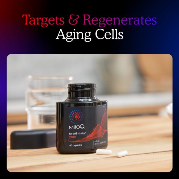 Frasco de suplemento mitocondrial