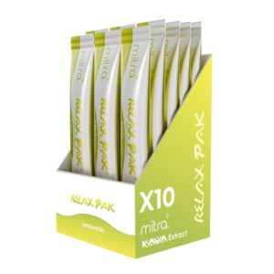 Mitra9 Kava RelaxPak sachets sabor limonada para relajación