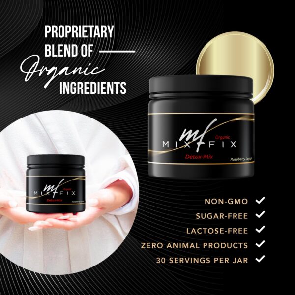 Version 1.0.0 Polvo Mix-Fix disuelto en agua