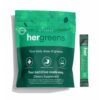 MIXHERS Greens polvo verde frente a envase