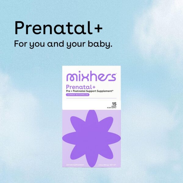 Etiqueta detallada MIXHERS Prenatal+