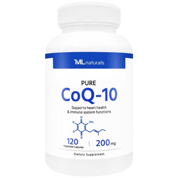 Version 1.0.0 CoQ10 200 mg capsulas vegetales frasco frontal