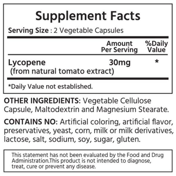 Version 1.0.0 Cápsulas vegetales ML Naturals Licopeno natural