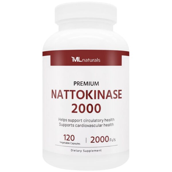 Version 1.0.0 Nattokinase ML Naturals frasco