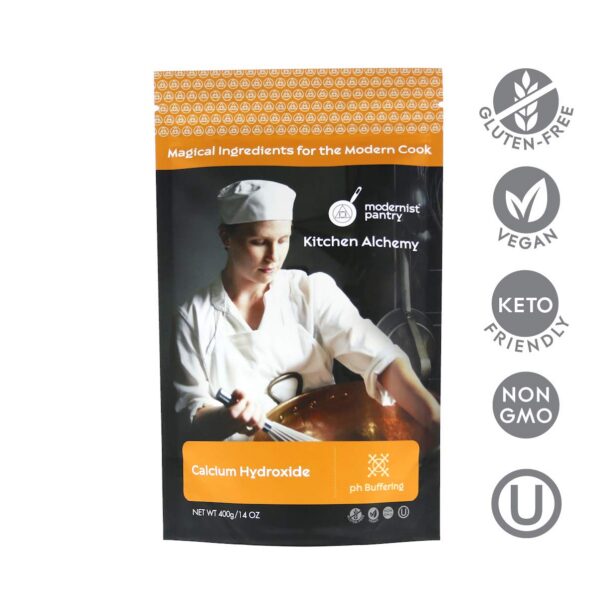Etiqueta Modernist Pantry Hidróxido de calcio