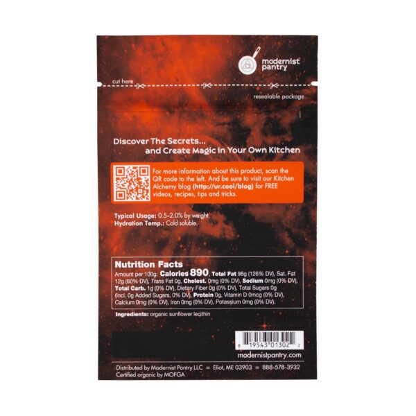 Detalle de textura del polvo